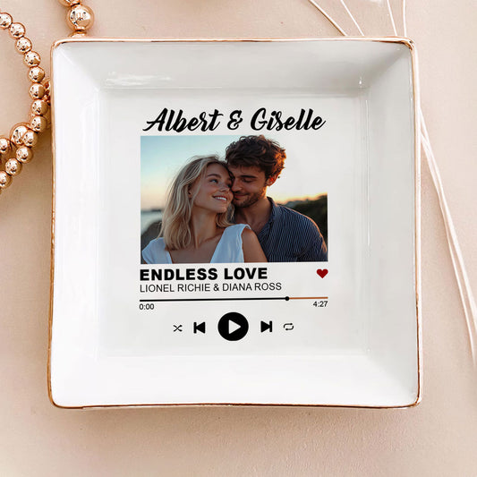 Our Favorite Love Song - Personalized Jewelry Dish