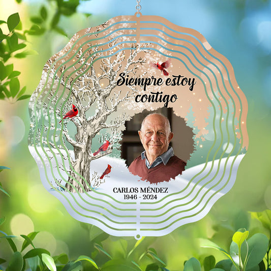 Yo Siempre Estoy Contigo - Personalized Wind Spinners